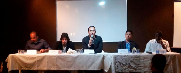Debate com os candidatos a prefeito de Barra do Pirai organizado pela comissão eleitoral da subseção e a diretoria