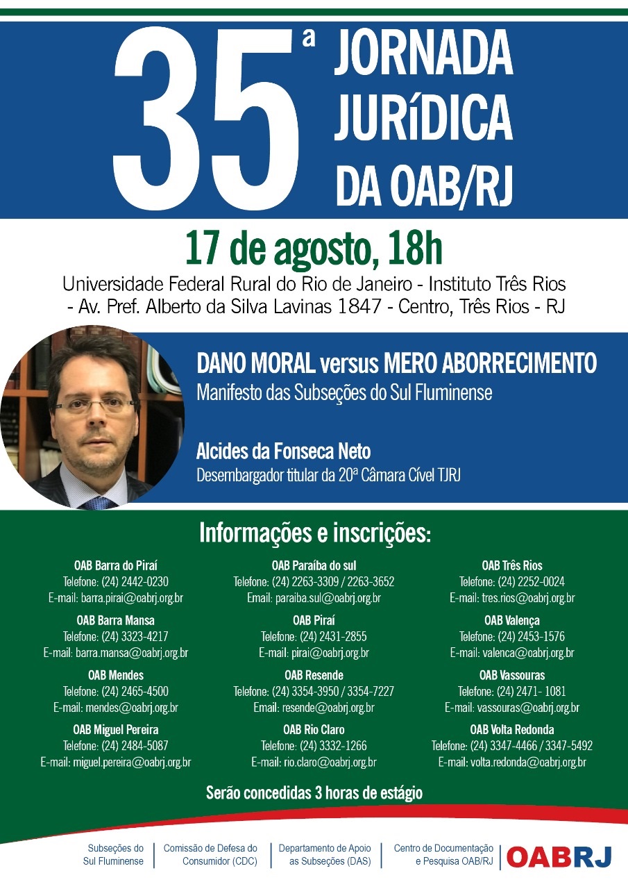 35ª Jornada Jurídica da OAB/RJ